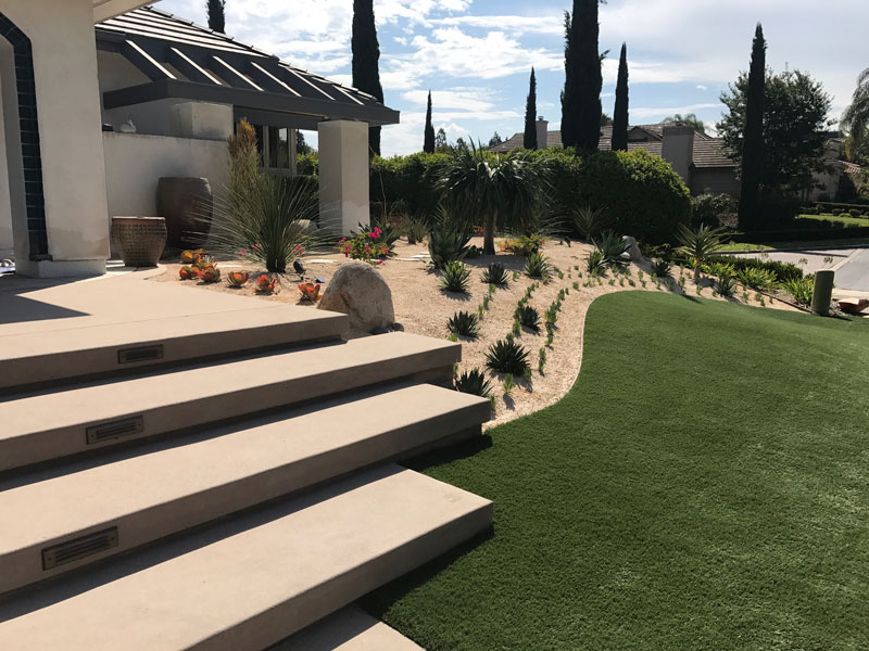 Synthetic Turf Installation Contractor Projects Solana Beach, New Residential or Business Project Artificial Landscape Installation